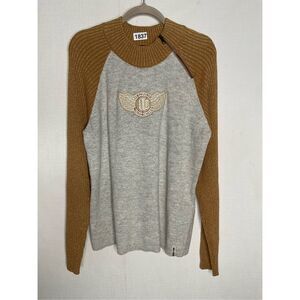 HARLEY-DAVIDSON Women's 2XL‎ Winged H-D Patch Zippered Ski Turtleneck Sweater
